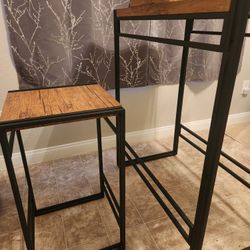 Bar Height Table & 2 Stools