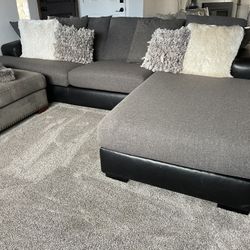 Super Plush Gray Oversized Sectional 