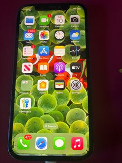 Apple iPhone with Cracked Screen