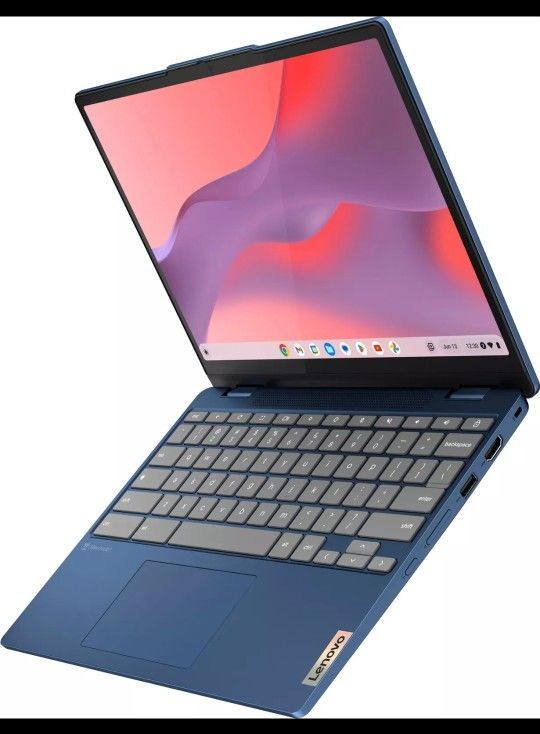 Lenovo IdeaPad Flex 3i Chromebook Laptop - 12.2" WUXGA Touchscreen - Intel N100 with 4GB Memory 64GB eMMC - Abyss Blue