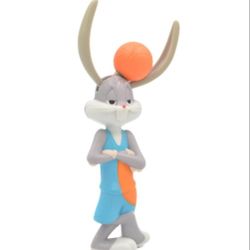 Space Jam Bugs Bunny Basketball Action Figure, Warner Bros McDonald's Bunny Rabbit Toy WORKING 2020