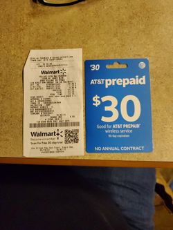 AT&T Prepaid Gift Certificate