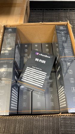 vSeeBox V6 Plus Android TV Box Watch NBA MLB Boxing UFC Streaming Media Player