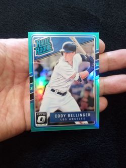 Cody Bellinger 2017 Optic Rated Rookie Aqua Prizm /299 RC