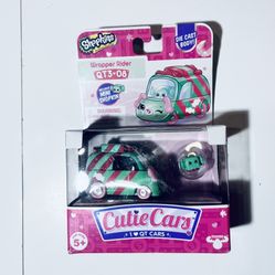 SHOPKINS CUTIE CARS SERIES 3 #QT3-08 WRAPPER RIDER DIE CAST BODY W/MINI SHOPKIN