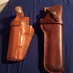 Two Vintage Gun Holsters