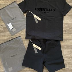 NEW Fear of God Essentials Black Bundle (Size XS, S) 100% Authentic ✅
