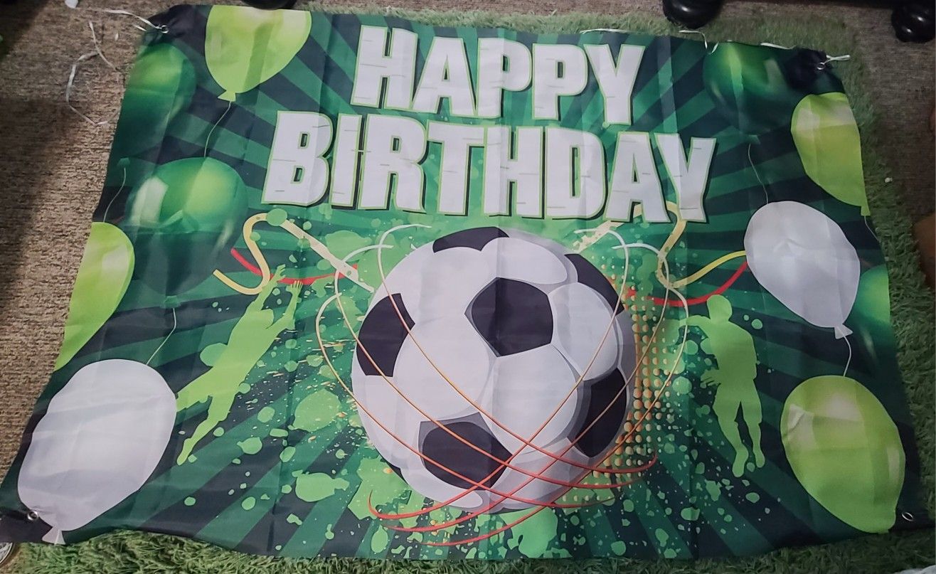 Soccer Birthday Banner