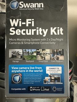 Swann Day/Night Home Security in a Box DVR Monitoring System Camera