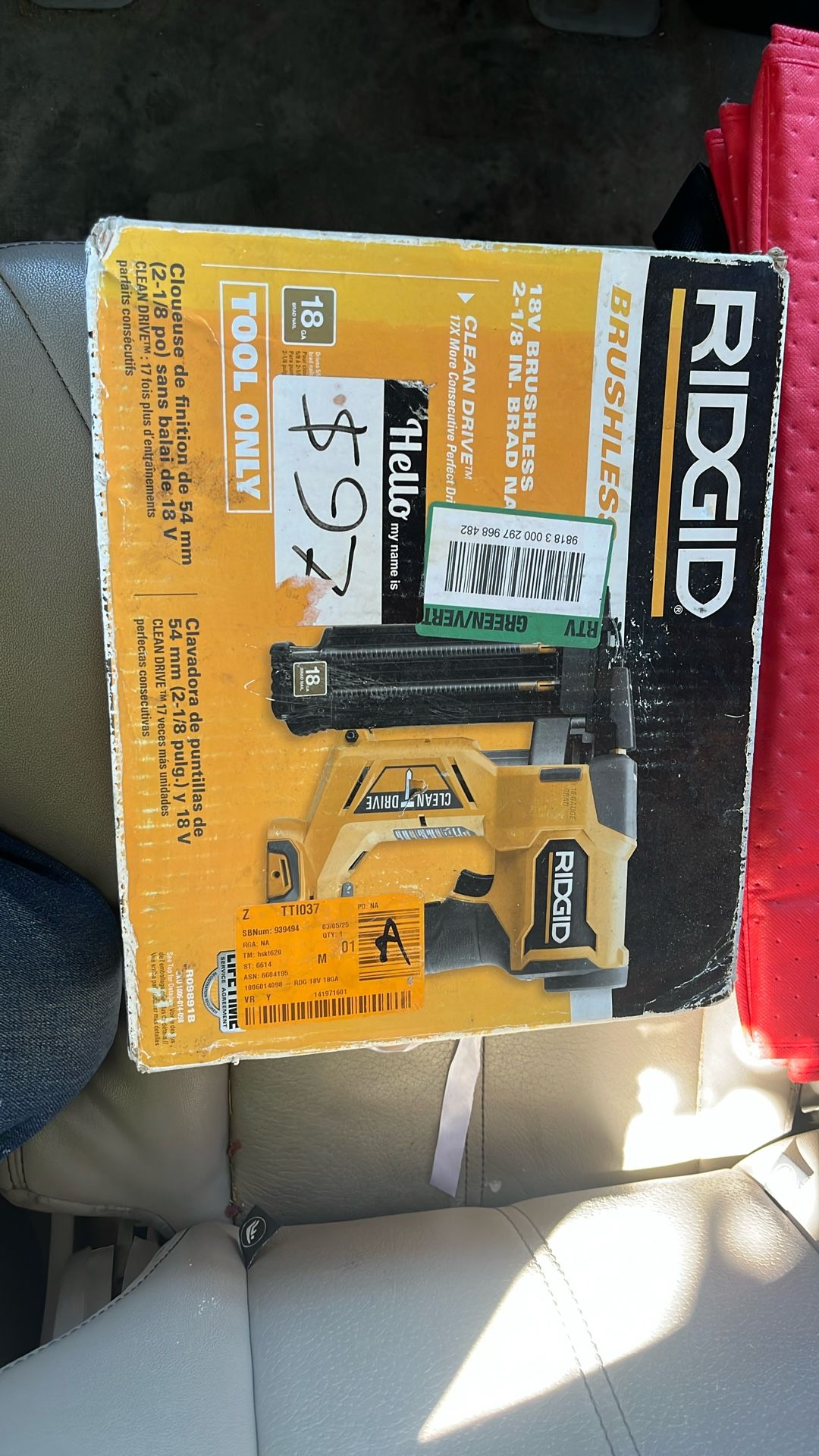 Ridgid 18v
