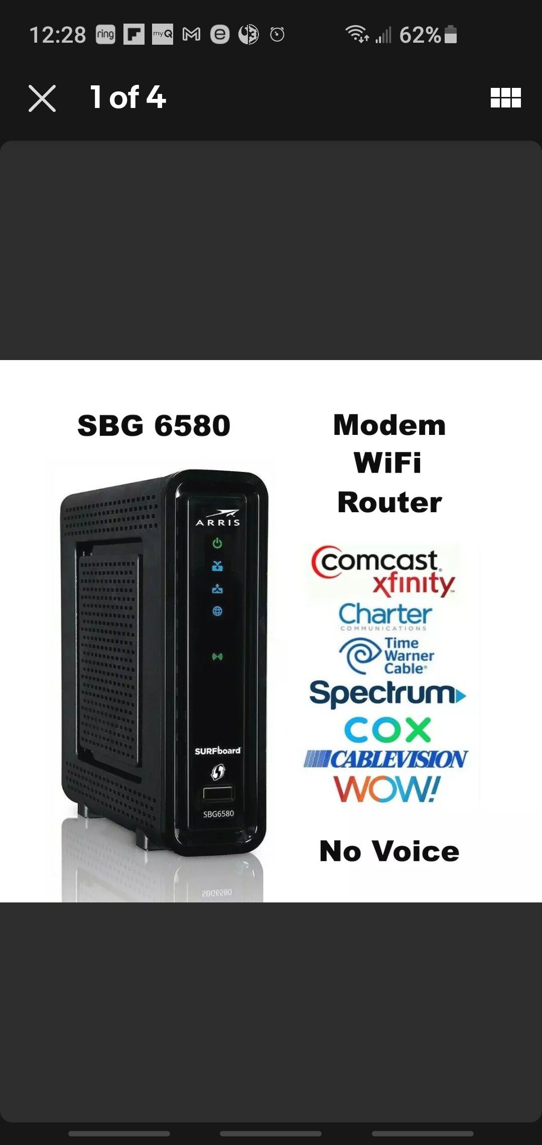 Motorola wifi modem/router