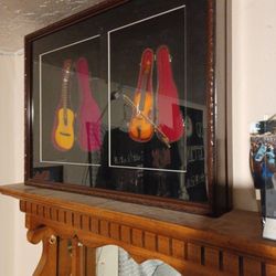 Miniature Guitar And Violin