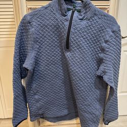 J Crew Men Quilted Fleece Sweatshirt Size Medium