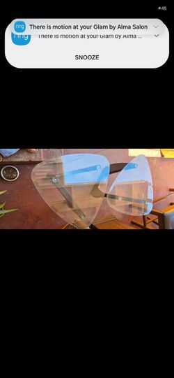 Modern Glass Coffee Table with Matching Side Table