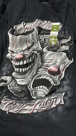 Smile Now Cry Later Graphic T-Shirt XL
