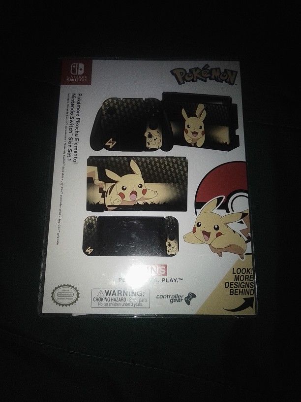 Nintendo Switch Pikachu Skin Sticker
