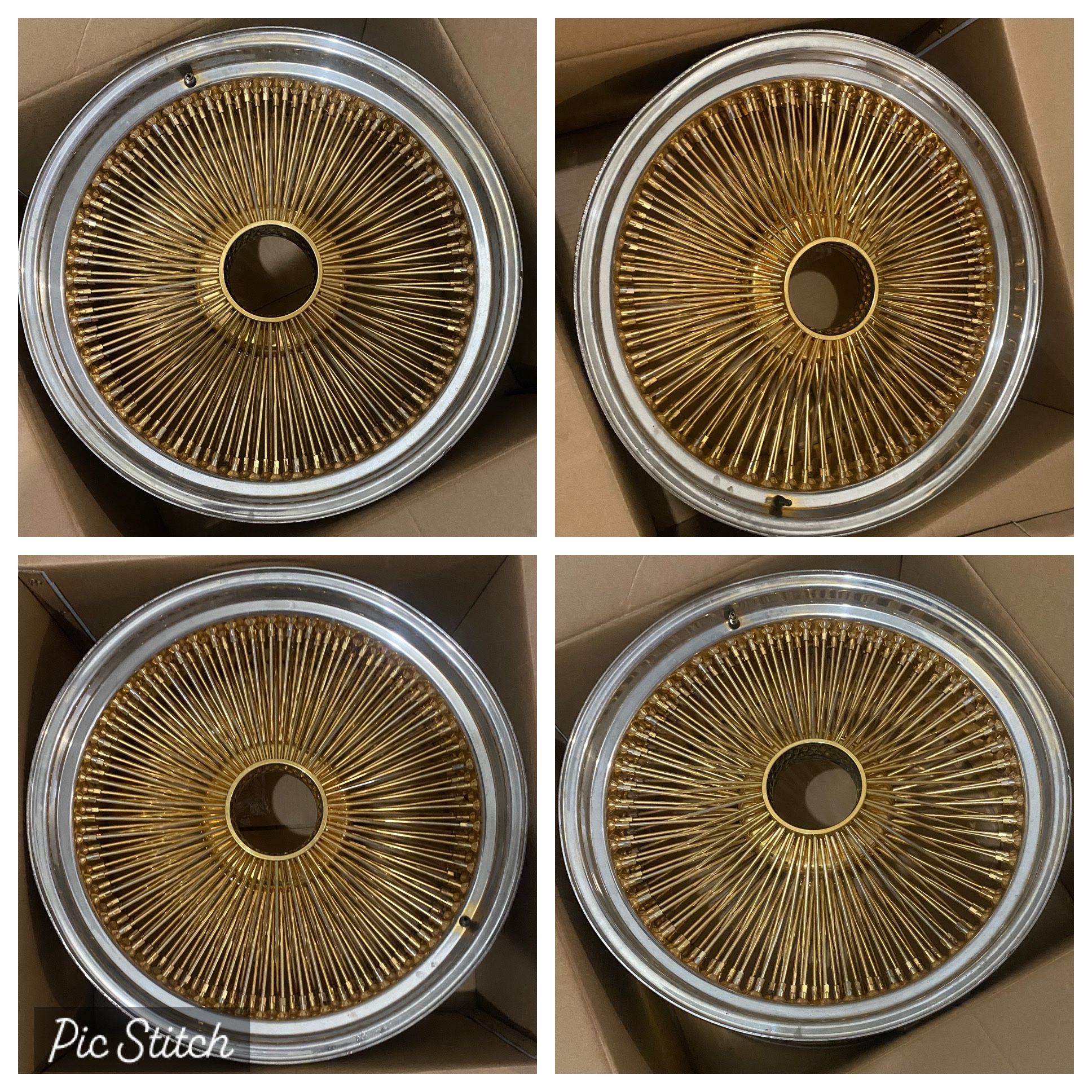 22 Inch Dayton Wire Wheels OTD Big Hub