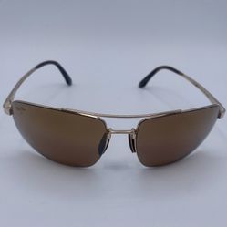 Maui Jim Sandalwood MJ-217-16 Polarized Sunglasses Gold Brown Lens 64-15-130 