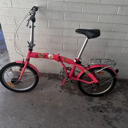 Citizen Folding Bike Pink 6 Speed 