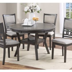 Gray Dining Table Set (Free Delivery)