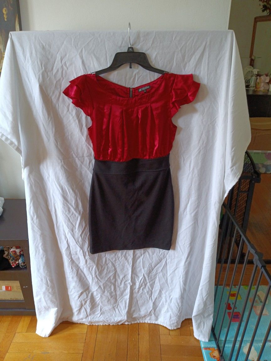 Bebop Red And Black Dress