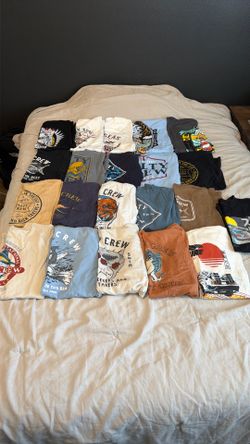 Salty Crew and Dark Seas shirts. (Read description)