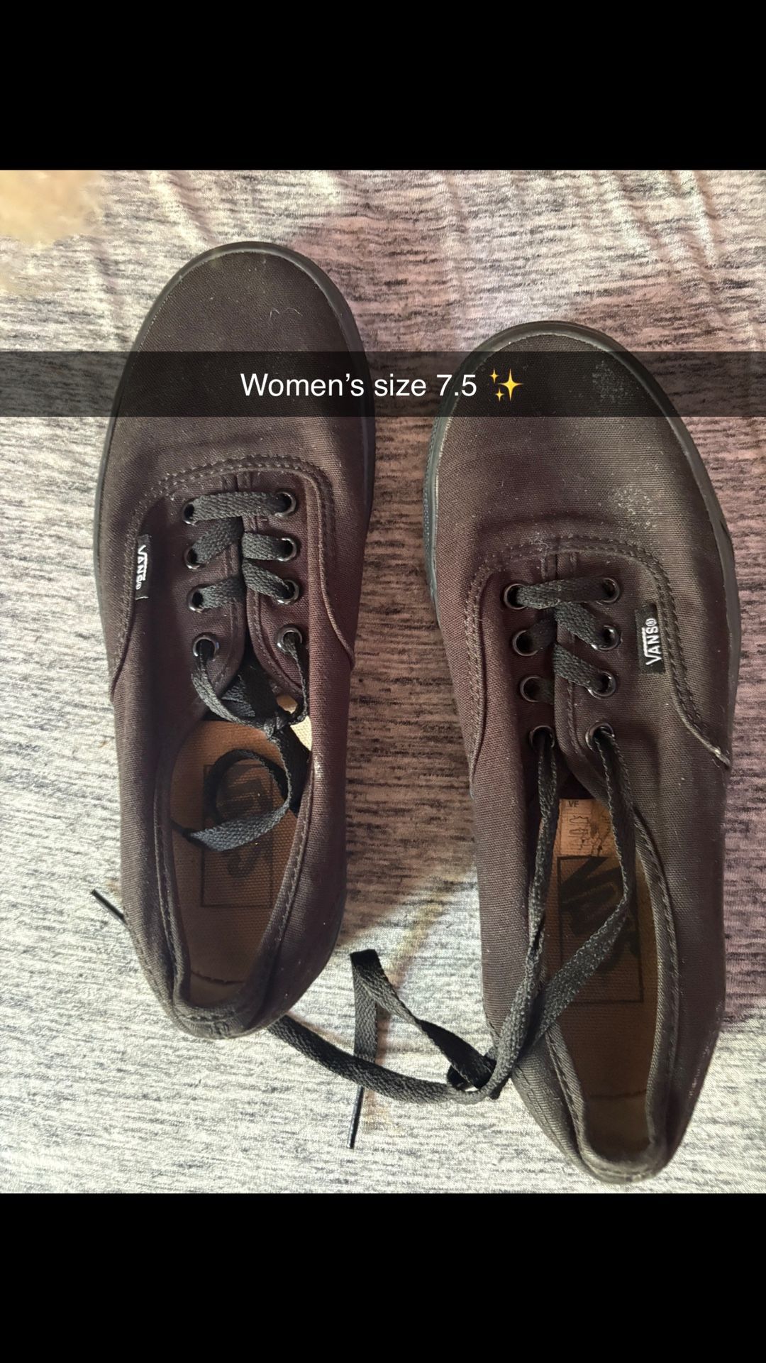 Black Vans 