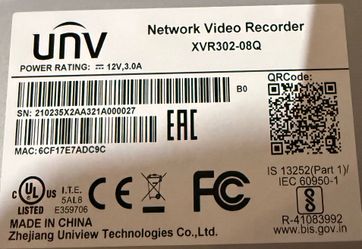 UNV HYBRID NVR    XVR302-08Q