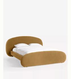 Anthropologie Opal Performance Velvet Bed