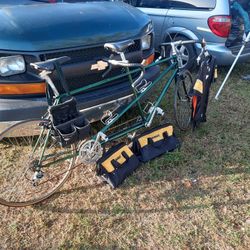 Vintage Green Sterling Road Bike Bicycle Ta Crank Modolo Brakes Giro Handlebars 