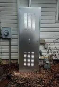 Brand New HOLDRITE 24” Galvanized Steel Water Heater Enclosure – Outdoor Protection 