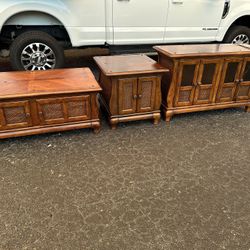 3 Piece Living Room Tables 