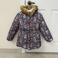 Girl Size 7/8 Gorgeous Warm Winter Jacket Like New Condition In Weston