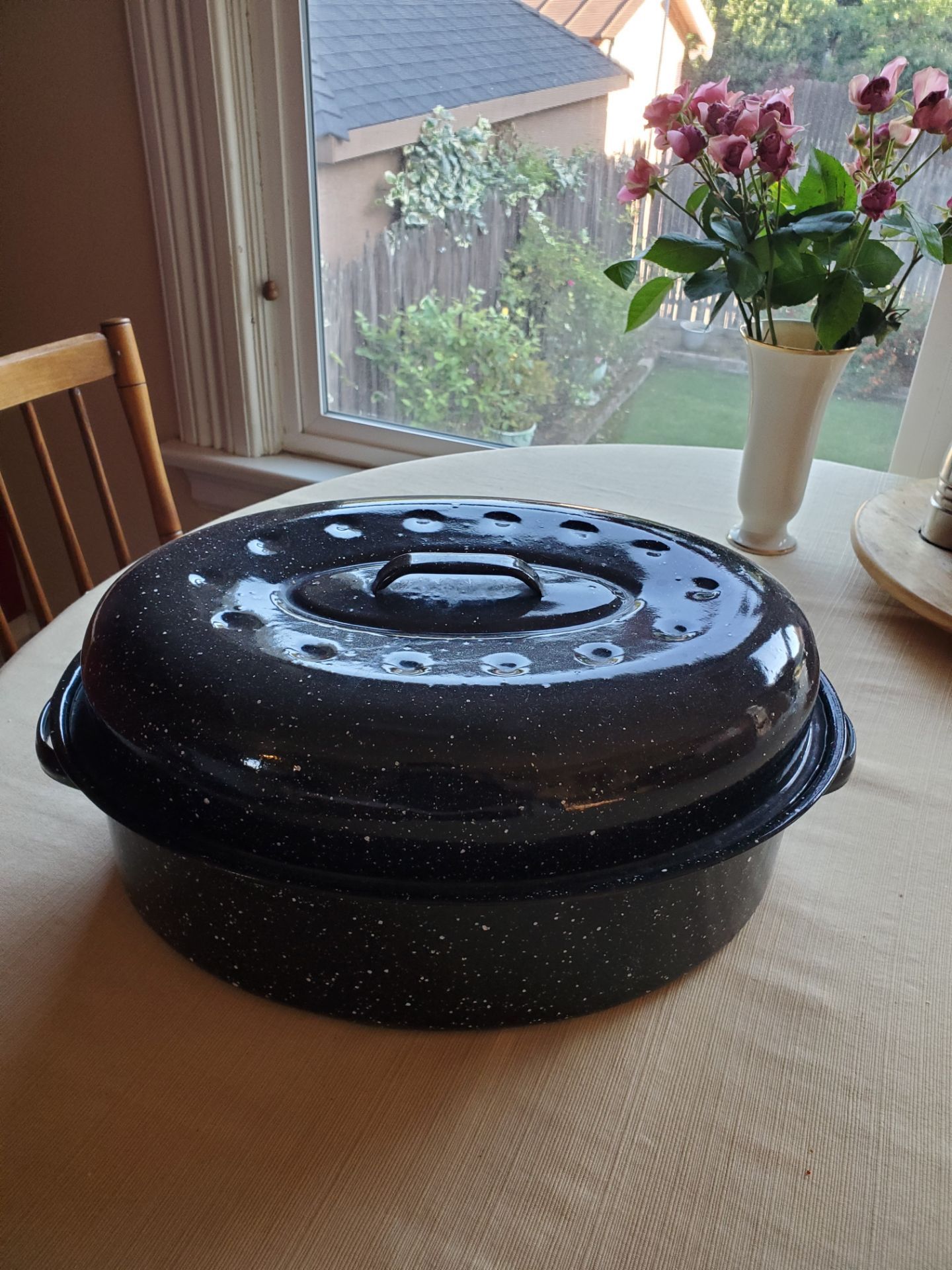 Vintage Enamel roaster