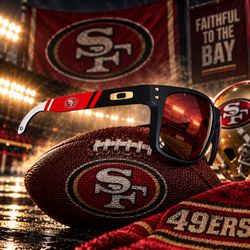 NFL Edition San Francisco 49ers NEW Polarized Oakley Holbrook XL