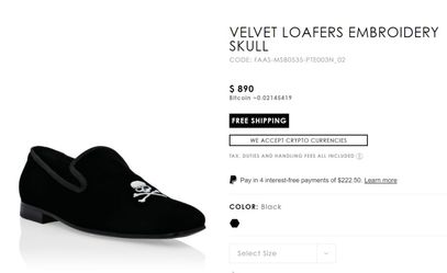 Blavk Velvet Embroudery Skull Shoes Very Expencive for just $99 Size 11.5 Fit 12