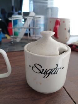 Sugar ceramic canister