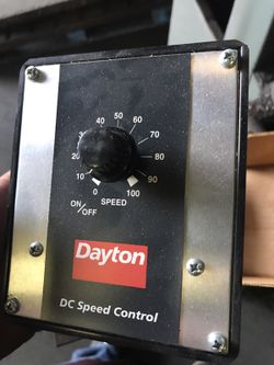 Dayton speed control