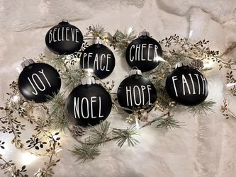 Rae Dunn Inspired Ornament