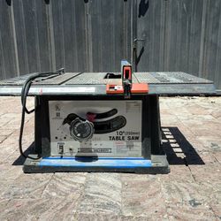 Central machinery 10” Electric Plug-in Table Saw