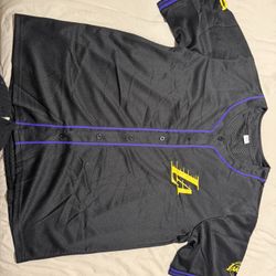 Lakers Baseball Jersey From Game Xl