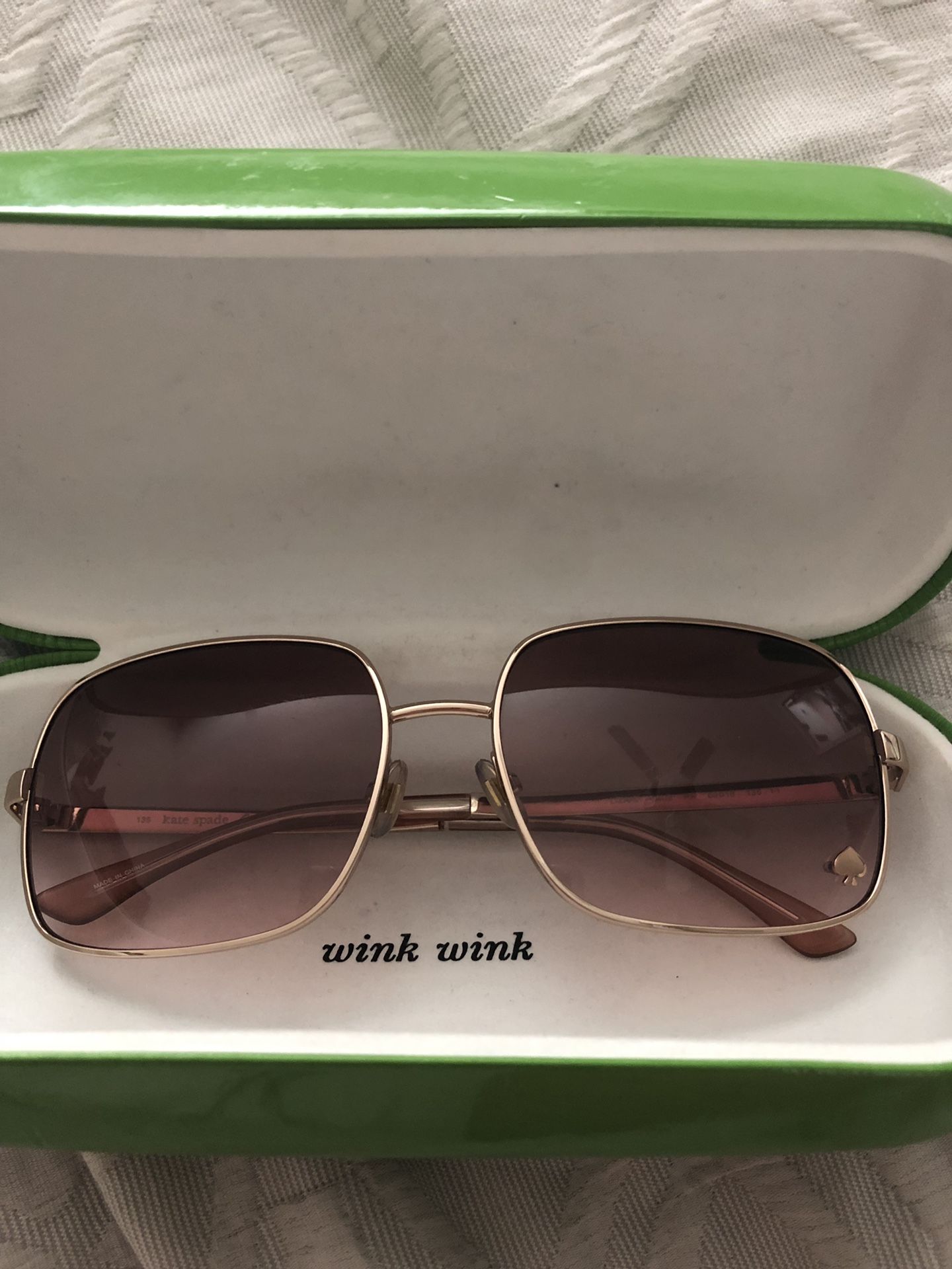 Kate Spade sunglasses with case