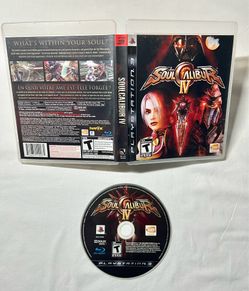 SOUL CALIBER IV 4 PS3 PLAYSTATION COMPLETE MINT VIDEO GAME