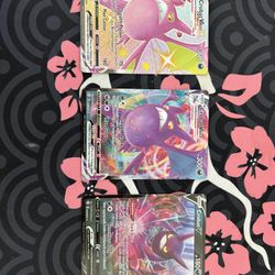 Crobat V - Vmax shiny 3 card set