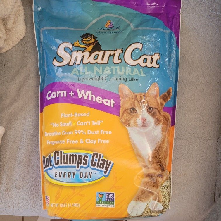 Smart Cat All Natural Corn & Wheat Cat Litter 10 lbs