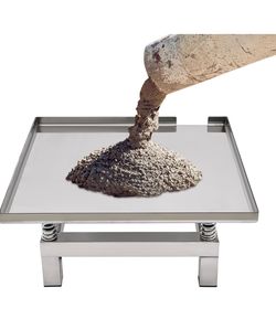 Brand: RTUSUML Concrete Vibration Table, 110V Vibrating Test Bench Stainless Steel Vibration Platform for Concrete Testing & Laboratory Use, Remove Ai