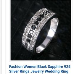 925 Sterling Silver Ring Size 7 & 8