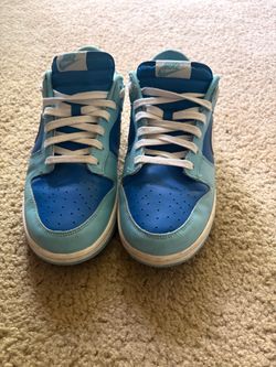 Nike Dunk Low Blue Two-Tone Sneakers