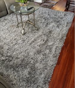 Fluffy rug
