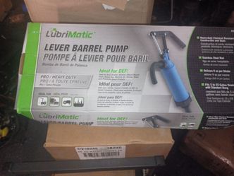 Def lever barrel pump diesel exhaust fluid
